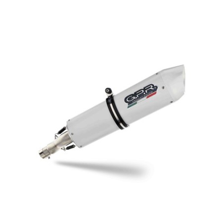 Scarico GPR Albus Ceramic per BMW F 700 Gs dal 2011 al 2015 omologato