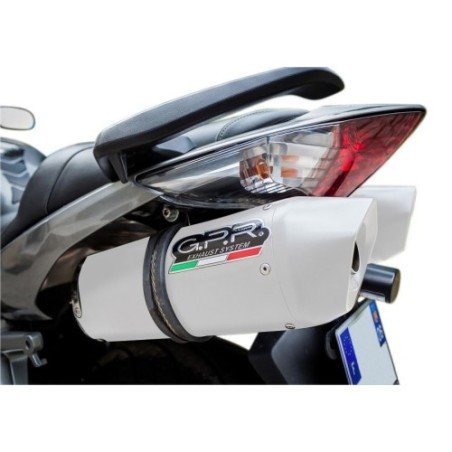 Scarico GPR Albus Ceramic per Honda Vfr 800 V-Tec dal 2002 al 2013 omologato