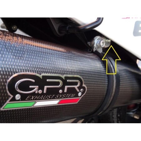 Scarico GPR Albus Ceramic per Husqvarna TE 630 E - SMS 630 - Smr 630 dal 2010 al 2014 omologato