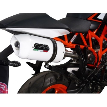 Scarico GPR Albus Ceramic per KTM Rc 125 dal 2014 al 2016 omologato
