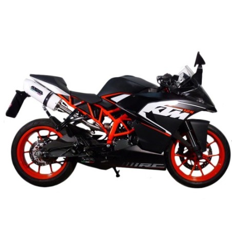 Scarico GPR Albus Ceramic per KTM Rc 200 dal 2014 al 2021 omologato