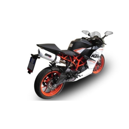 Scarico GPR Albus Ceramic per KTM Rc 390 dal 2015 al 2016 omologato