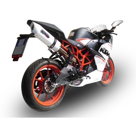 Scarico GPR Albus Ceramic per KTM Rc 390 dal 2015 al 2016 omologato