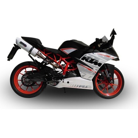 Scarico GPR Albus Ceramic per KTM Rc 390 dal 2015 al 2016 omologato