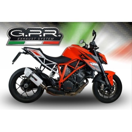 Scarico GPR Albus Ceramic per KTM Super Duke 1290 R dal 2014 al 2016 omologato