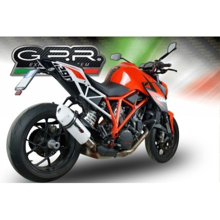 Scarico GPR Albus Ceramic per KTM Super Duke 1290 R dal 2014 al 2016 omologato