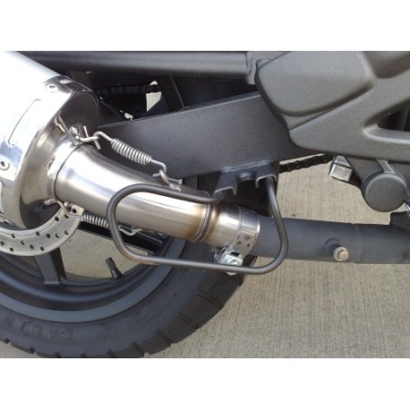 Scarico GPR Albus Ceramic per Kymco Quannon 125 dal 2007 al 2016 omologato