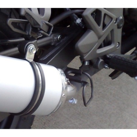 Scarico GPR Albus Ceramic per Kymco Quannon 125 dal 2007 al 2016 omologato
