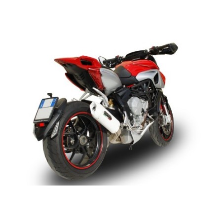 Scarico GPR Albus Ceramic per Mv Agusta Rivale - Stradale 800 dal 2014 al 2016 omologato