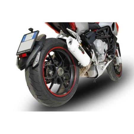 Scarico GPR Albus Ceramic per Mv Agusta Rivale - Stradale 800 dal 2014 al 2016 omologato