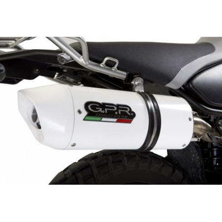 Scarico GPR Albus Ceramic per YAMAHA Tricker 250 dal 2005 al 2008 omologato