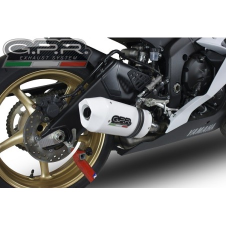Scarico GPR Albus Ceramic per YAMAHA Yzf R6 dal 2006 al 2020 omologato