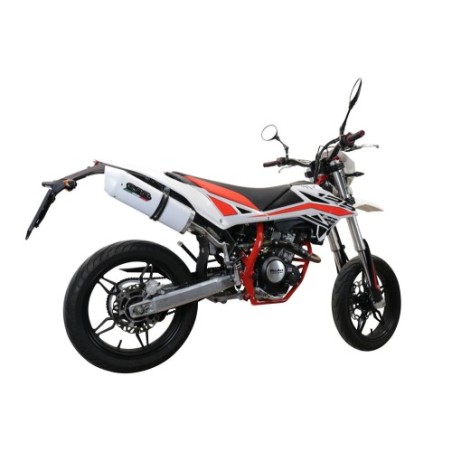 Scarico GPR Albus Evo4 per Beta RR 125 4T Enduro dal 2019 al 2020 omologato