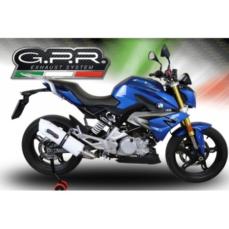 Scarico GPR Albus Evo4 per BMW G 310 R dal 2017 al 2021 omologato