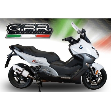 Scarico GPR Albus Evo4 per BMW C 650 Sport dal 2016 al 2020 omologato