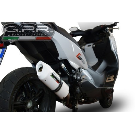 Scarico GPR Albus Evo4 per BMW C 650 Sport dal 2016 al 2020 omologato