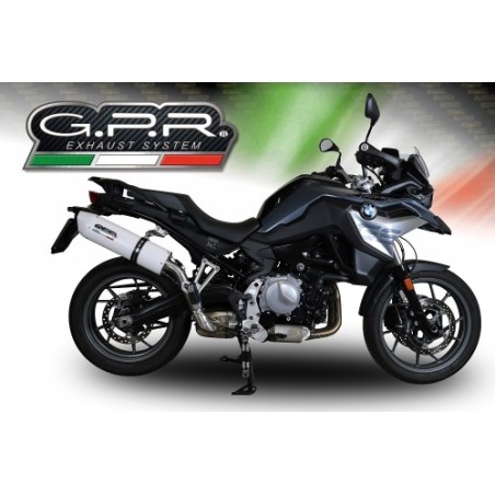 Scarico GPR Albus Evo4 per BMW F 750 Gs dal 2021 al 2024 omologato
