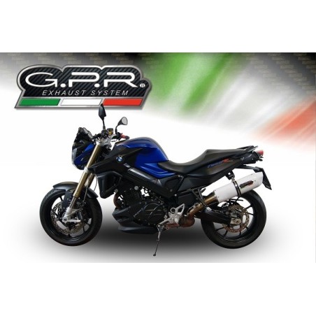 Scarico GPR Albus Evo4 per BMW F 800 R dal 2017 al 2019 omologato
