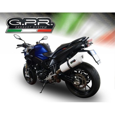 Scarico GPR Albus Evo4 per BMW F 800 R dal 2017 al 2019 omologato