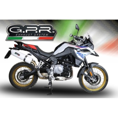 Scarico GPR Albus Evo4 per BMW F 850 Gs -Adventure dal 2018 al 2020 omologato