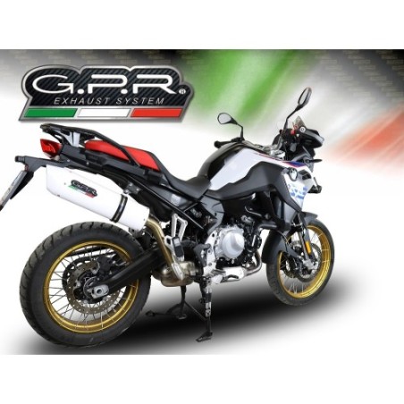 Scarico GPR Albus Evo4 per BMW F 850 Gs -Adventure dal 2018 al 2020 omologato