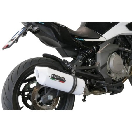 Scarico GPR Albus Evo4 per Cf Moto 650 Mt dal 2021 al 2024 omologato