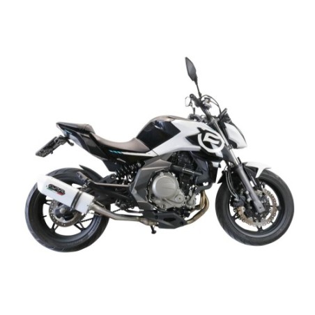 Scarico GPR Albus Evo4 per Cf Moto 650 Nk dal 2021 al 2024 omologato