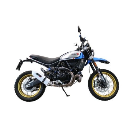Scarico GPR Albus Evo4 per Ducati Scrambler 800 Desert Sled -DS Fasthouse dal 2021 al 2024 omologato