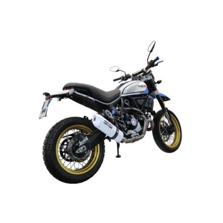 Scarico GPR Albus Evo4 per Ducati Scrambler 800 Desert Sled -DS Fasthouse dal 2021 al 2024 omologato