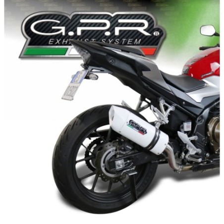Scarico GPR Albus Evo4 per Honda Cb 400 X dal 2019 al 2025 omologato