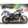 Scarico GPR Albus Evo4 per Honda Crf 1000 L Africa Twin dal 2018 al 2020 omologato