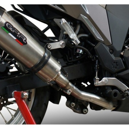 Scarico GPR Albus Evo4 per Kawasaki Versys-X 300 dal 2022 al 2023 omologato