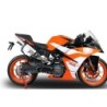 Scarico GPR Albus Evo4 per KTM Rc 125 dal 2017 al 2020 omologato