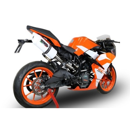 Scarico GPR Albus Evo4 per KTM Rc 125 dal 2017 al 2020 omologato