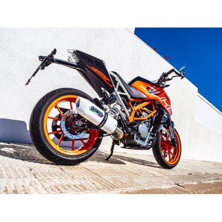 Scarico GPR Albus Evo4 per KTM Rc 390 dal 2017 al 2020 omologato