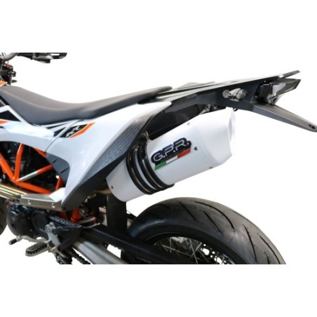 Scarico GPR Albus Evo4 per KTM Enduro 690 R dal 2019 al 2020 omologato