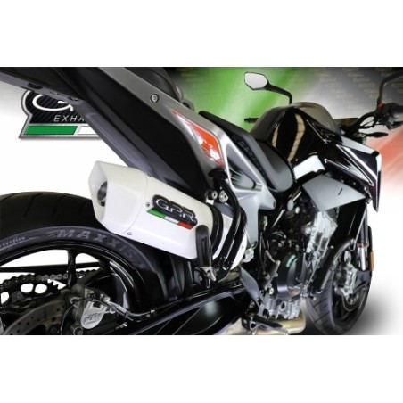 Scarico GPR Albus Evo4 per KTM Duke 790 dal 2021 al 2024 omologato