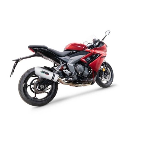 Scarico GPR Albus Evo4 per Triumph Daytona 660 dal 2023 al 2025 omologato