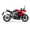 Scarico GPR Albus Evo4 per Triumph Daytona 660 dal 2023 al 2025 omologato