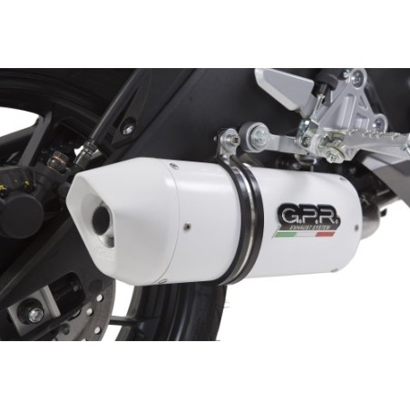 Scarico GPR Albus Evo4 per YAMAHA Mt 125 dal 2017 al 2019 omologato