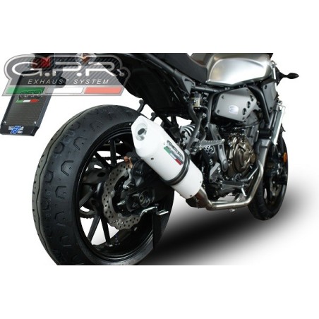 Scarico GPR Albus Evo4 per YAMAHA Xsr 700 dal 2017 al 2020 omologato