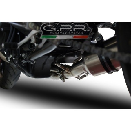 Scarico GPR Albus Evo4 per YAMAHA Tracer 900 GT dal 2018 al 2020 omologato