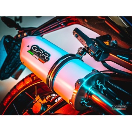 Scarico GPR Albus Evo4 per Zontes Gk 125 dal 2022 al 2024 omologato