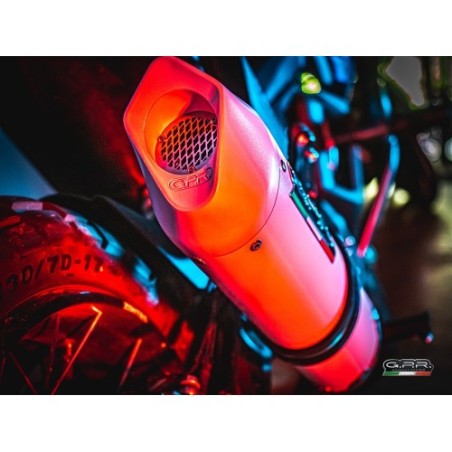 Scarico GPR Albus Evo4 per Zontes Zt 125 G1 - U - U1 - Z2 dal 2020 al 2024 omologato