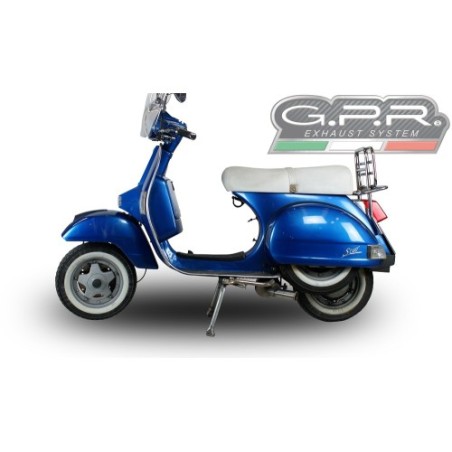 Scarico GPR Alluminio per Lml Star 200 4T A Marce - 4ST With Gears dal 2011 al 2016 omologato