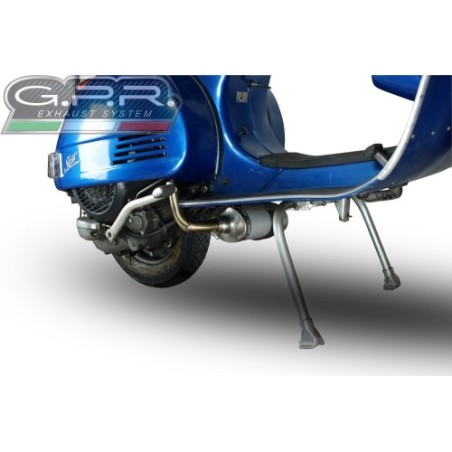 Scarico GPR Alluminio per Lml Star 200 4T A Marce - 4ST With Gears dal 2011 al 2016 omologato