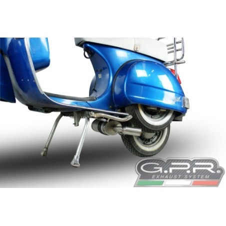 Scarico GPR Alluminio per Lml Star 200 4T A Marce - 4ST With Gears dal 2011 al 2016 omologato