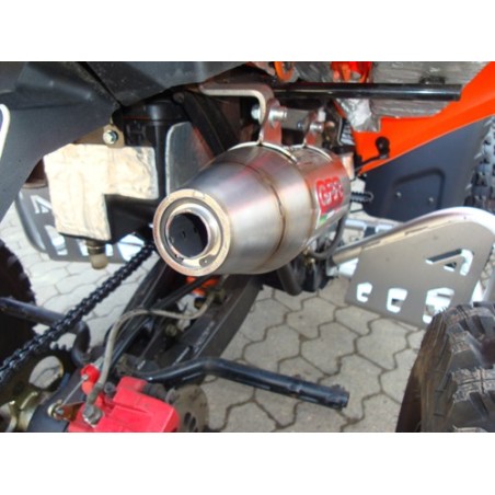 Scarico GPR Deeptone ATV per Adly 320 S dal 2005 al 2021 omologato