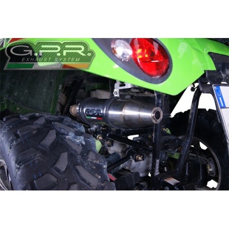 Scarico GPR Deeptone ATV per Artic Cat Trv 700 dal 2012 al 2014 omologato