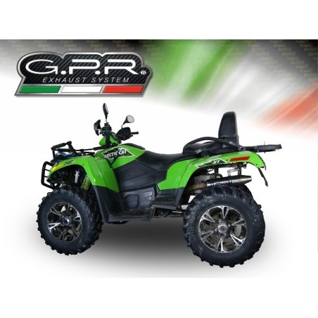 Scarico GPR Deeptone ATV per Artic Cat Trv 700 dal 2009 al 2017 omologato